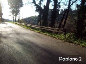 Via Montalbano verso Papiano