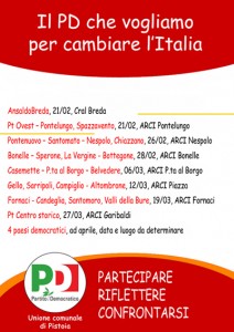 Il manifestino degli impegni