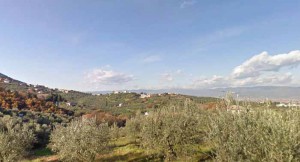 Veduta di Lucciano (Pistoia sullo sfondo)