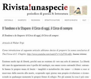 La rivista con l'articolo di Walter Tripi