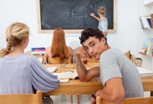 Studenti in classe