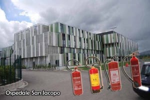 Incendio al San Jacopo