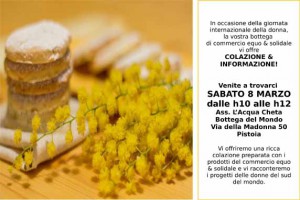 Colazione Equa, Progetti Donne 8 marzo