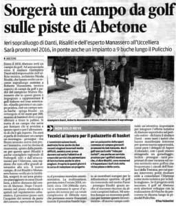 Il Tirreno del 16 marzo