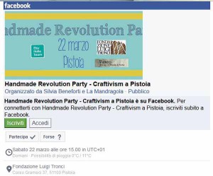 Handmade Revolution Party - Craftivism a Pistoia