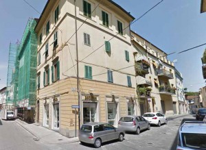 L'inizio, sulla destra, di Borgo Albanese