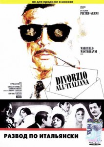 Basato sul meccanismo del delitto d’onore, ‘Divorzio all’italiana’ approdò anche in Russia