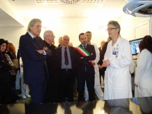L'Assessore Marroni all'interno del reparto di radiologia