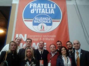 I pistoiesi a Fiuggi al Congresso di FDI-Alleanza Nazionale