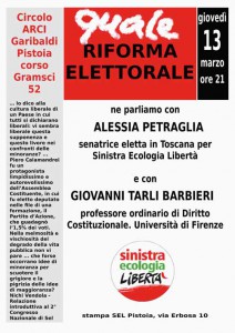 Sel e la riforma elettorale