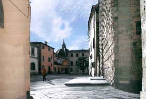 Scorcio di piazza dello Spirito Santo