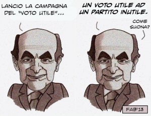 Bersani e voto utile