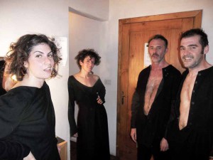 Giselda Ranieri, Irene Russolillo, Stefano Questorio e Mariano-Nieddu