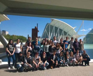 I ragazzi dello stage a Valencia
