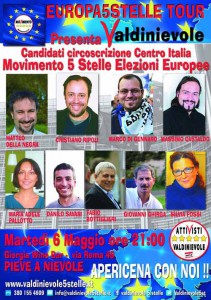 Il volantino dei M5S