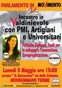 Paola Pinna. Il volantino