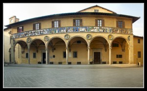 Piazza Giovanni XXIII e ospedale del Ceppo
