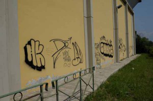 I muri sfregiati