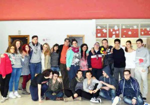 I giovani studenti-attori dell’Einaudi di Pistoia