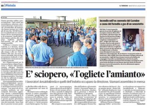 Il Tirreno, 15 luglio 2014