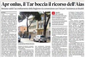 Il Tirreno, 16 luglio 2014
