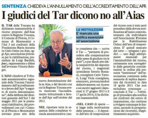 La Nazione, 16 luglio 2014