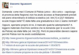 La domanda di Giacomo Sguazzoni