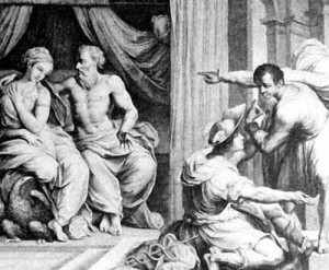 Giove e Alcmena con Mercurio e Sosia