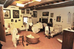 Una camera da letto alla Casa di Zela