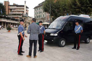 Stazione Mobile nel centro cittadino di Montecatini