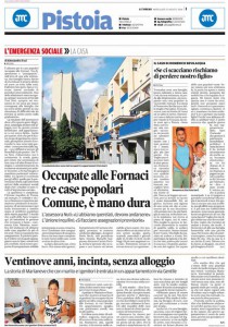 Il Tirreno, 27 agosto 2014