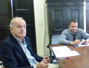L’Assessore Cecconi e il Sindaco Giurlani