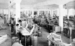 Uno dei laboratori della Lenzi