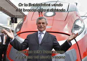 Moretti. Presentazione del Frecciarossa 1000