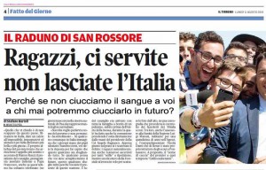 Il Tirreno (fake) dell’11 agosto 2014