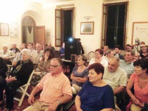 Piteglio. Il pubblico presente alla proiezione