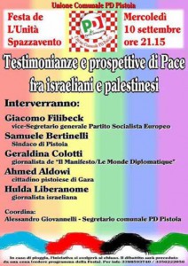 Medioriente. Il manifestino