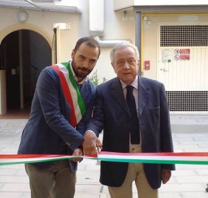 Il taglio del nastro