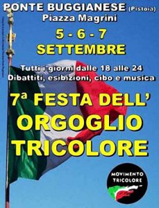 La locandina della festa