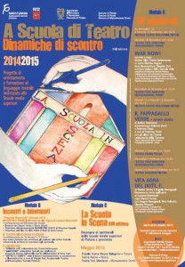 A scuola di teatro 2014-2015. La locandina