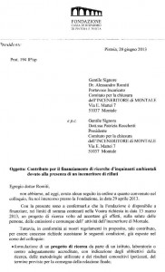 La Fondazione Caripit dava il contributo
