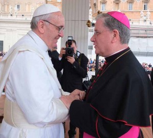 Il Vescovo Fausto Tardelli incontra il Papa