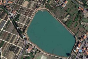 Vista aerea del bacino