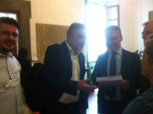 Con il Presidente Rossi